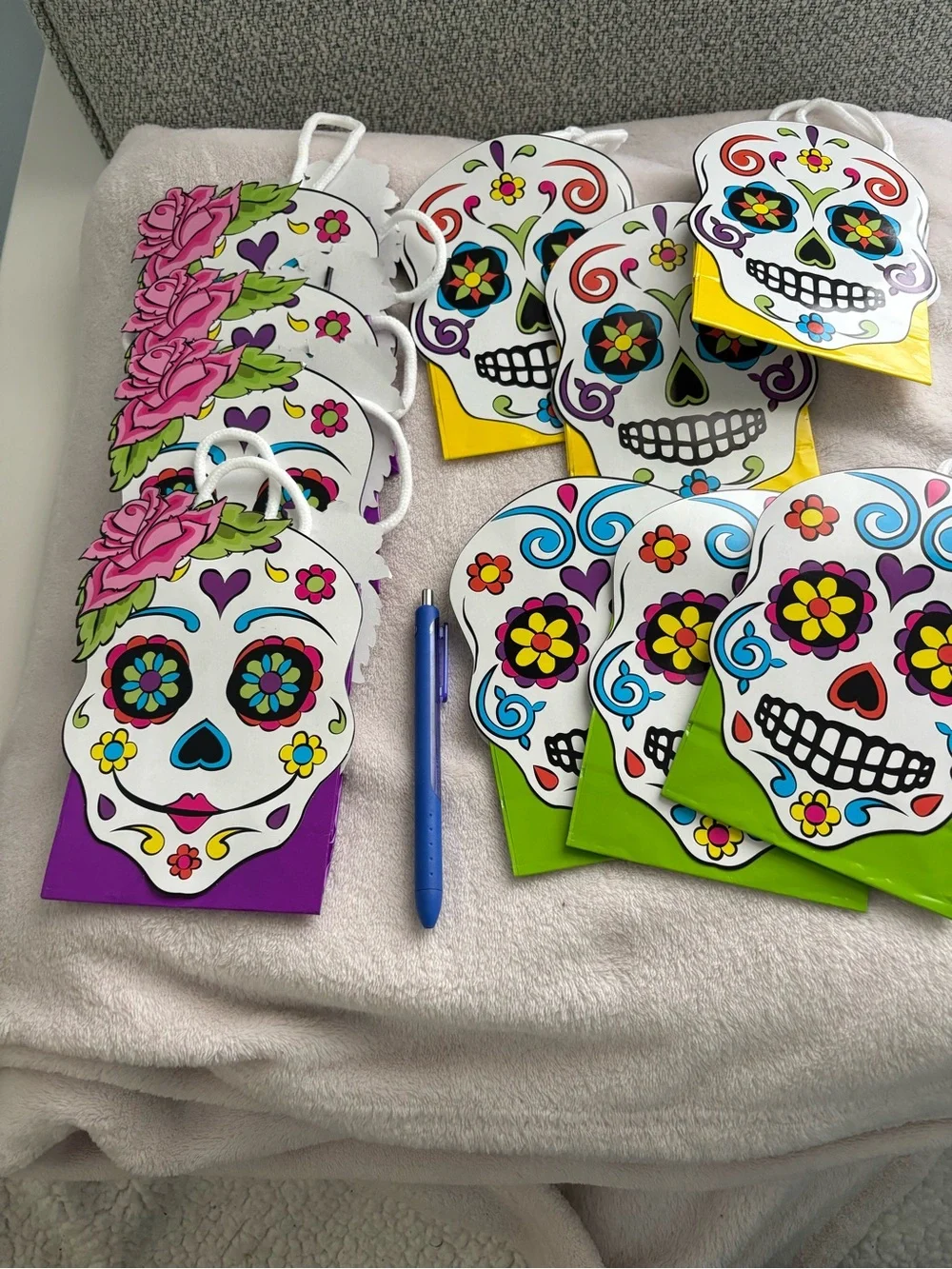 Lot of Dia de Los Muertos Gift Bags